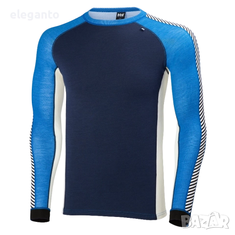 Мъжко ! Helly Hansen  Warm Ice Crew MERINO Wool baselayer , M размер 