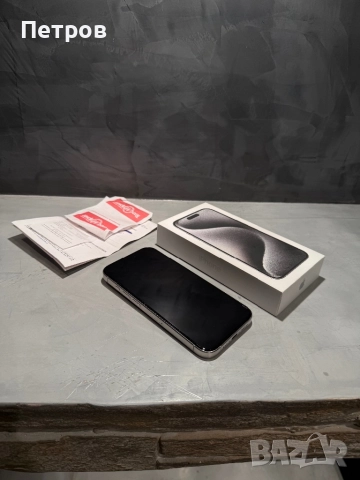 КАТО ЧИСТО НОВ Iphone 15 Pro + гаранция, снимка 6 - Apple iPhone - 52486138