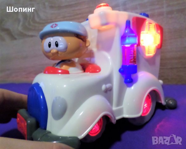 Интерактивни ефектни музикални светещи коли, снимка 10 - Музикални играчки - 31363860