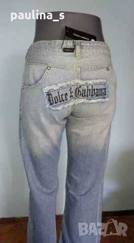 Дизайнерски дънки "Dolce & Gabbana"® 40EU / 30 - 31, снимка 8 - Дънки - 29633512