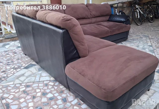 Разтегателен диван с функция сън, снимка 7 - Дивани и мека мебел - 56135946