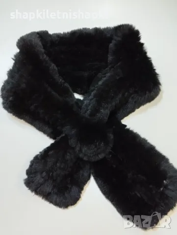 Дамски заешки шал,лукс 139, снимка 3 - Шалове - 48006810