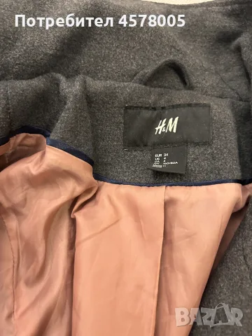 Дамско палто H&M , снимка 3 - Якета - 56224671