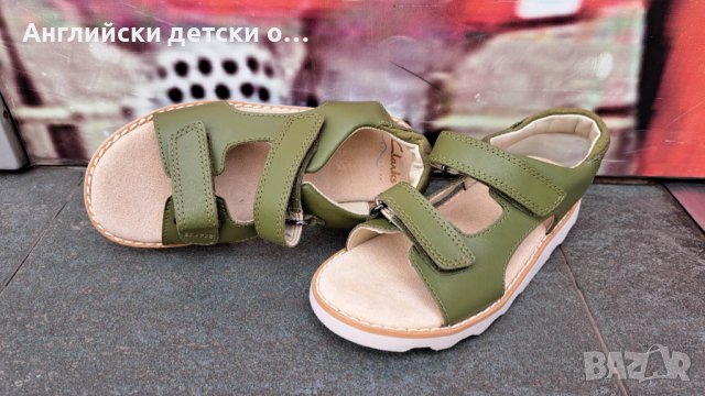 Английски детски сандали естествена кожа-CLARKS , снимка 4 - Детски сандали и чехли - 40725010