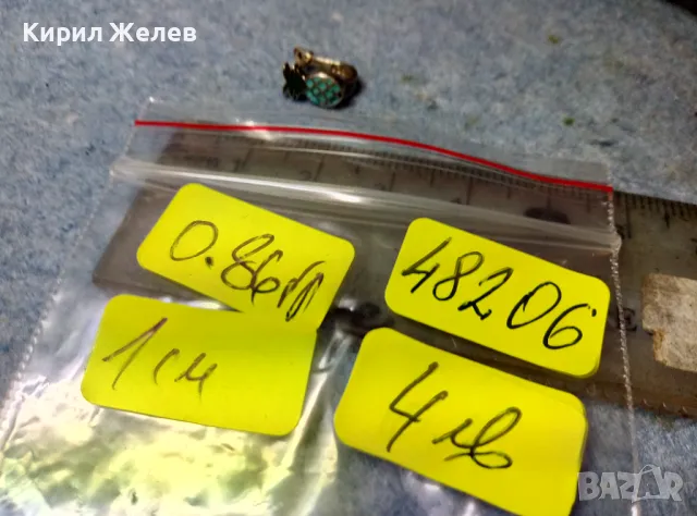 ФИГУРАЛНА ЕМАЙЛИРАНА СРЕБЪРНА ОБЕЦА АНАНАС СРЕБРО 925 ФИНА МАЙСТОРСКА АРТ ИЗРАБОТКА 48206, снимка 4 - Обеци - 49148803