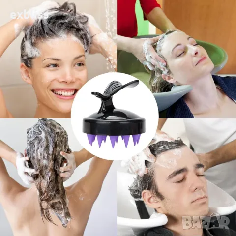 Масажна четка за скалп