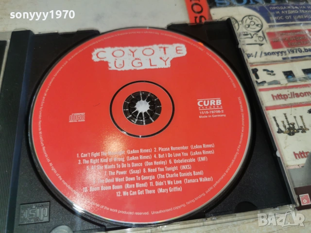 COYOTE UGLY CD 1101261814, снимка 16 - CD дискове - 53065272