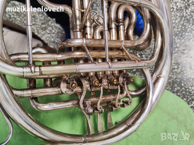 Lignatone French Horn 4RV made in Czechoslovakia - Валдхорна Френска Хорна /ОТЛИЧНА/, снимка 5 - Духови инструменти - 44714021