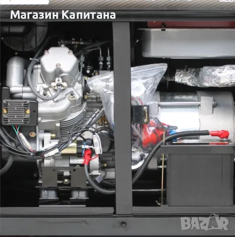 Трифазен дизелов авариен генератор за ток SENCI SCD13000Q-3-ATS/ 11kW, снимка 3 - Други машини и части - 49282165