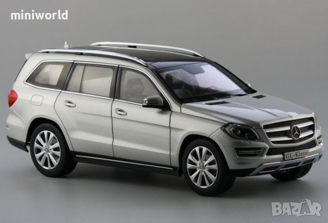 Mercedes-Benz GL-Class X166 2012 silver - мащаб 1:18 на Norev моделът е нов в кутия, снимка 4 - Колекции - 38002550