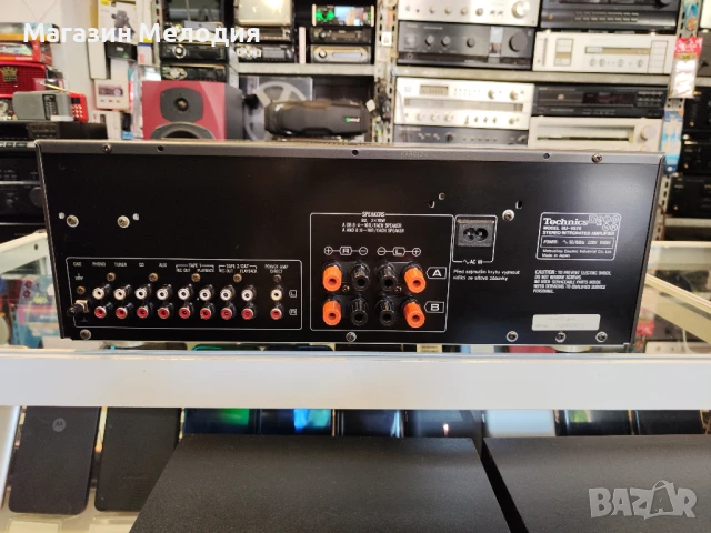 Уникален стерео усилвател Technics SU-V570 PXC cap. Две по 105 вата на 4 ома. В отлично техническо и, снимка 8 - Ресийвъри, усилватели, смесителни пултове - 51130359