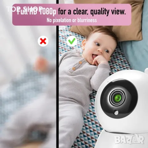 Видео бебефон Sainlogic, снимка 3 - Бебефони - 48636176