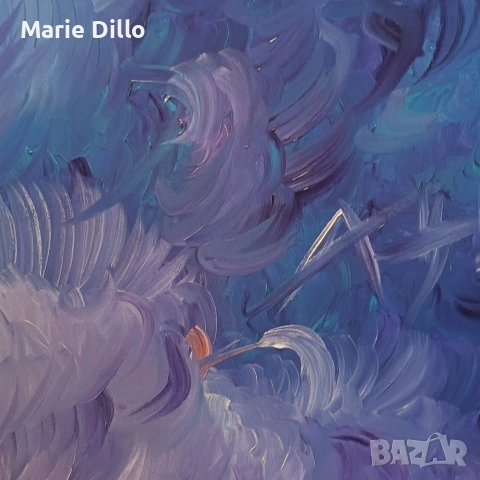 Авторска картина масло върху платно, снимка 2 - Картини - 53950270