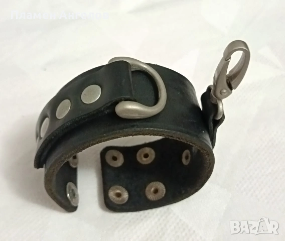 Дамска кожена гривна, снимка 2 - Гривни - 53137188