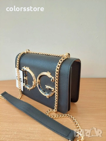 Черна чанта D&G -SG 27702, снимка 2 - Чанти - 49411045