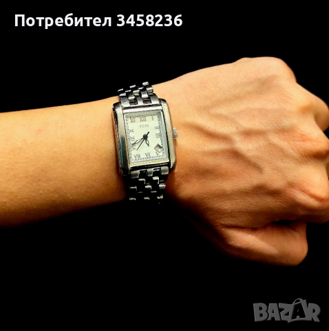 TCM QUARTZ  часовник от неръждаема стомана 