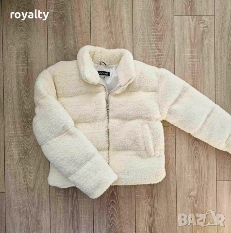 Зимно Бяло Дамско Яке 