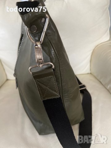 Голяма чанта от естествена кожа COLOSSEUM, снимка 3 - Чанти - 38415767