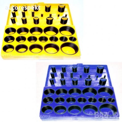 Гумени О пръстени 419 бр ,кутия О пръстени 419 части 