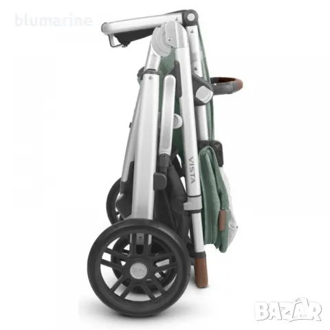 Бебешка количка UPPAbaby VISTA V2 Emmett Green Melange, снимка 11 - Детски колички - 47732077