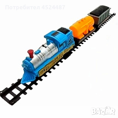 Влакче с релси – Арт класически комплект "Train Track" - 13 части, снимка 2 - Влакчета, самолети, хеликоптери - 51662418