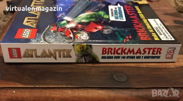 Конструктори книги LEGO Atlantis и City - Лего под формата на книга, снимка 3 - Конструктори - 52593253