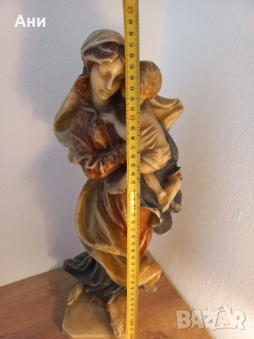 ВОСЪЧНА фигура на Мадона с младенеца, снимка 9 - Статуетки - 52584697