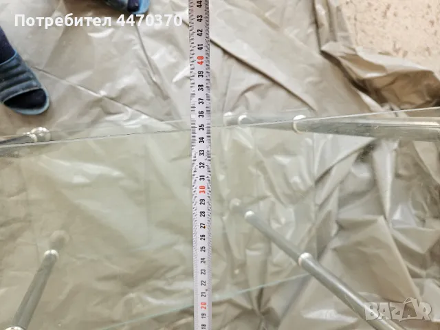 стъклен рафт, снимка 4 - Шкафове - 50249703