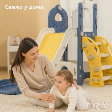 Детска пързалка за дома и градината - здрава конструкция, UV защита и бърз монтаж, снимка 10 - Други - 54316881