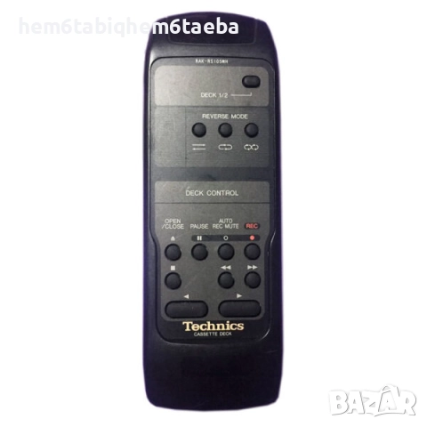 Търся дистанционно Technics RAK-RS107WH или RAK-RS105WH, снимка 2 - Декове - 49722964