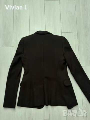 Елегантно черно сако Massimo Dutti, снимка 4 - Сака - 55943081