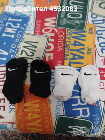 Nike чорапи бели и черни НОВИ!, снимка 2 - Спортни дрехи, екипи - 51009769