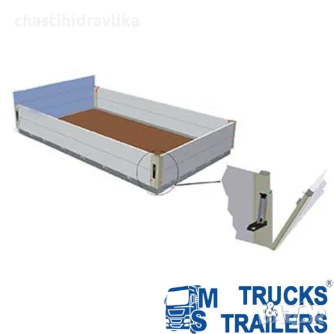 Алуминиева колонка с ключалка - лява/дясна 35250400, снимка 2 - Части - 48331184