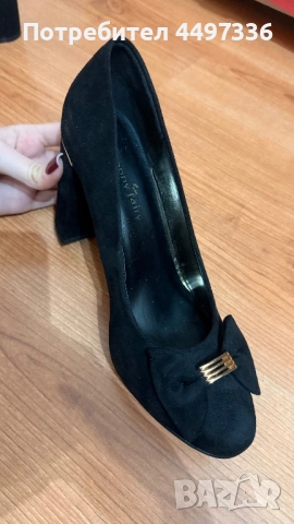 Черни токчета Jenny Fairy, снимка 4 - Дамски обувки на ток - 53099942