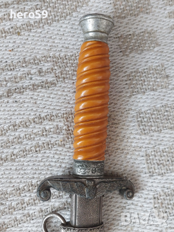 WW2-Два кортика и един щик маузер награден-нож сабя кама кинжал, снимка 4 - Антикварни и старинни предмети - 44745287