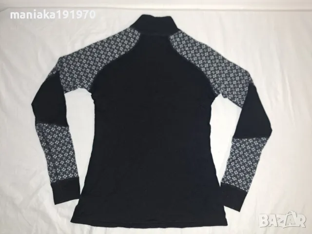 Aclima Women's DesignWool Glitre Mockneck Alm (М) дамска термо блуза мерино 100% Merino Wo, снимка 6 - Спортни екипи - 48351814