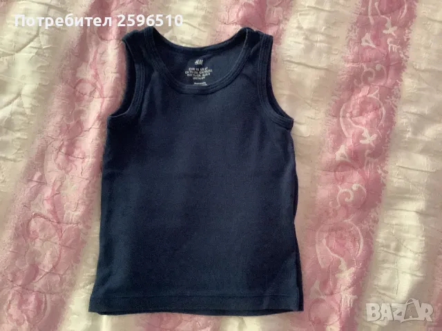 Детски памучни потничета 1,5 - 2 год, 5 броя, снимка 4 - Други - 50323061