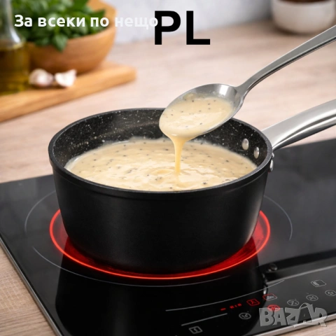 Касерола Oliver Voltz Biostone OV54421N18 – Ø18 см, 2.35L, Кован алуминий Код P2060, снимка 2 - Съдове за готвене - 53992685