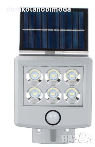 4 броя Соларен фенер със сензор за движение.за стена, за окачване,10х7х20 см , снимка 3 - Соларни лампи - 40456176