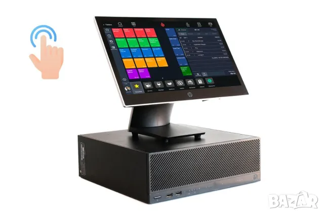 POS Система HP Engage Flex Pro-C i3-8100/8GB/256GB + тъч HP L7014t, снимка 1