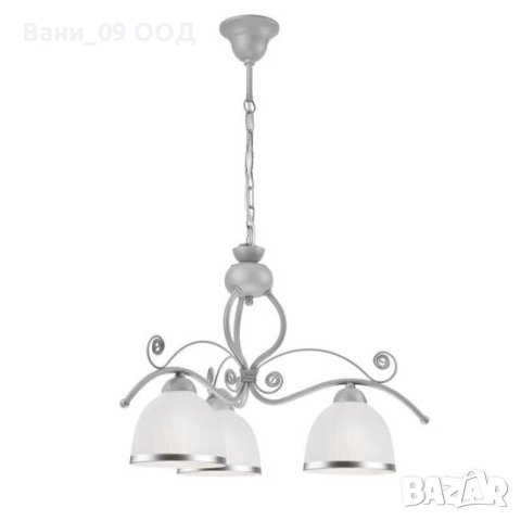 Таванна лампа в рустикален стил, снимка 1 - Лампи за таван - 44289047
