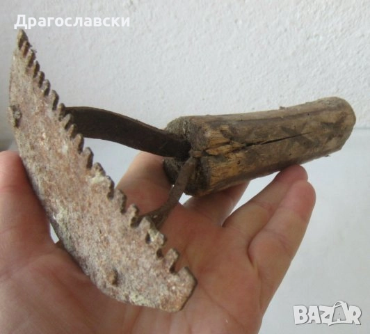 Стар хамут за кон / магаре, гребен за кон, за декорация, механа  заведение, от чекрък - колело, снимка 8 - Други - 42895472