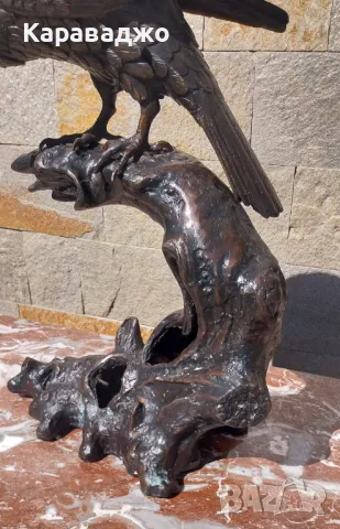 Бронзов Морски Орел, снимка 4 - Статуетки - 50426459