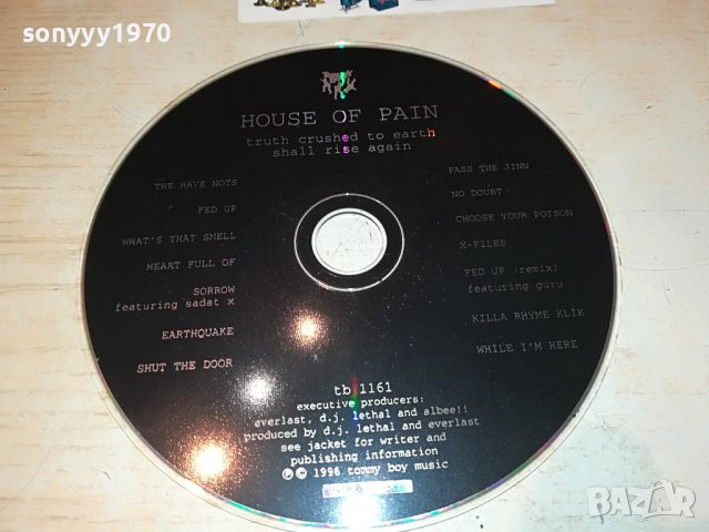 HOUSE OF PAIN CD 2807221208, снимка 5 - CD дискове - 37522613