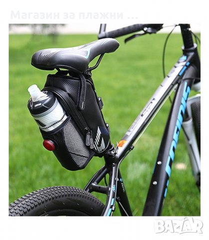 ЧАНТА ЗА ПОД СЕДАЛКАТА НА ВЕЛОСИПЕД СЪС СТОП - код 2148, снимка 2 - Аксесоари за велосипеди - 34224362