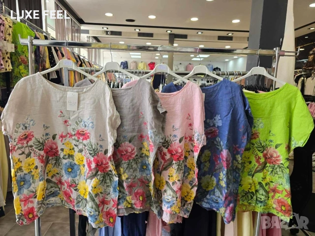 Лен ✨Дамски Блузи 