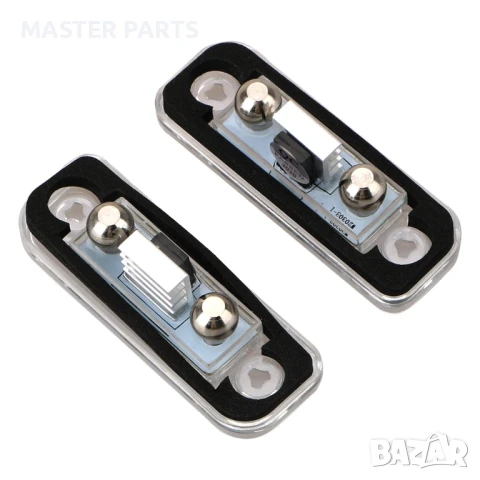 LED плафони за номер Mercedes W211 W203 W219 R171 Без сваляне на кората, снимка 3 - Части - 51319109