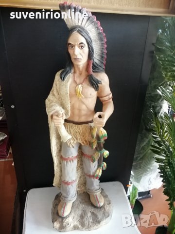 Декоративна статуетка индианец 