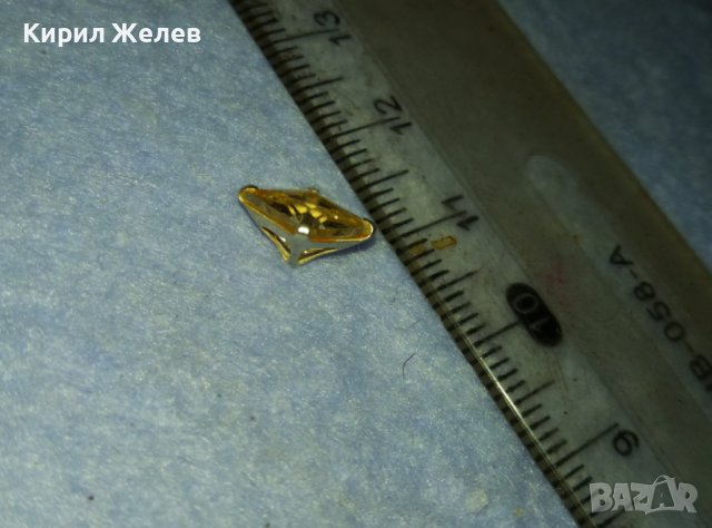 ЮВЕЛИРНО ФАСЕТИРАН ПЛАНИНСКИ КРИСТАЛ в СРЕБЪРЕН ОБКОВ Арт АПЛИКАЦИЯ За ЧАСТИ 40177, снимка 13 - Бижутерийни комплекти - 42450831