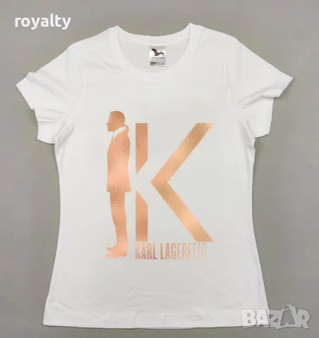 Karl Lagerfeld дамски тениски Различни дизайни , снимка 8 - Тениски - 49630081